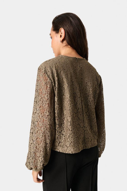 Soaked SLHenni Blouse LS Morel