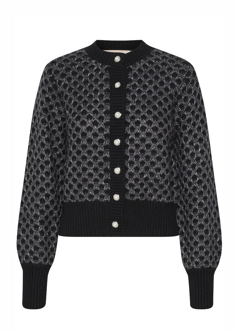 Karen by Simonsen CattieKB Cardigan Meteorite (sort)