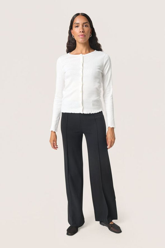 Soaked SLVenola Cardigan Whisper White