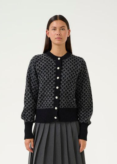 Karen by Simonsen CattieKB Cardigan Meteorite (sort)
