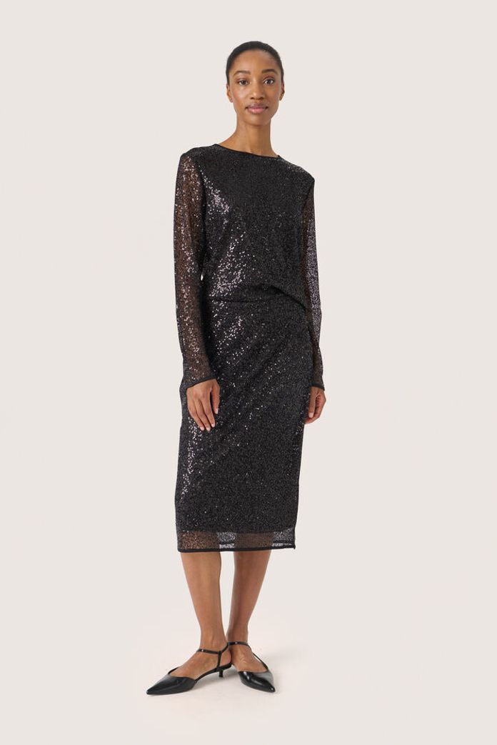 Soaked SLAdea Midi Skirt black