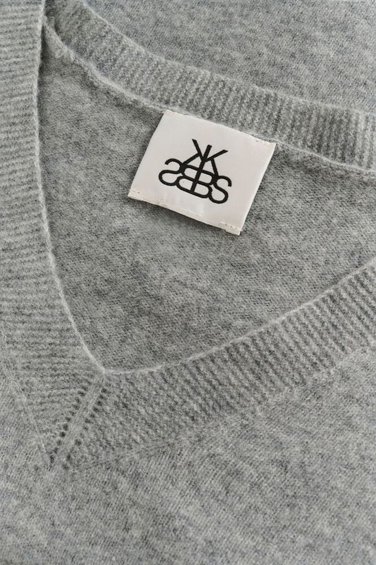 Karen by Simonsen KBAnemone V-neck Medium Grey Melange