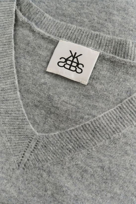 Karen by Simonsen KBAnemone V-neck Medium Grey Melange