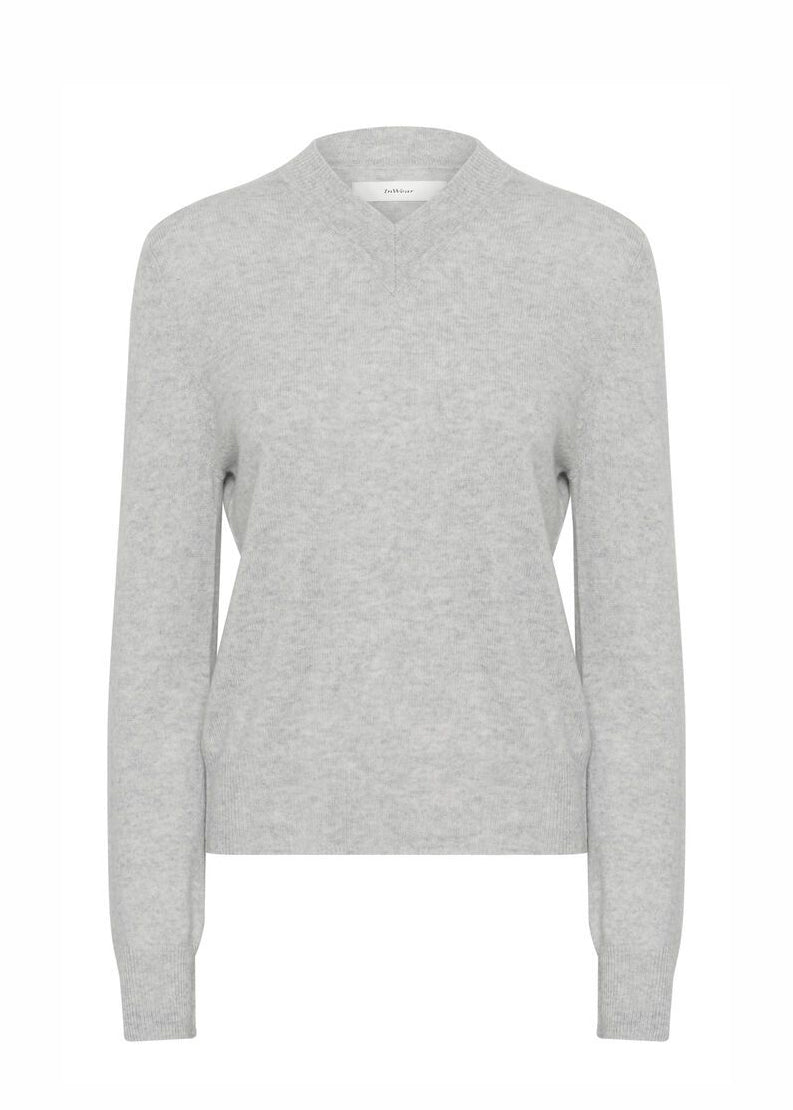 InWear SiljeIW V-Pullover Light Grey