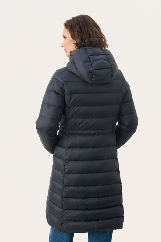 Part Two LaineyPW DUN puffercoat dark navy