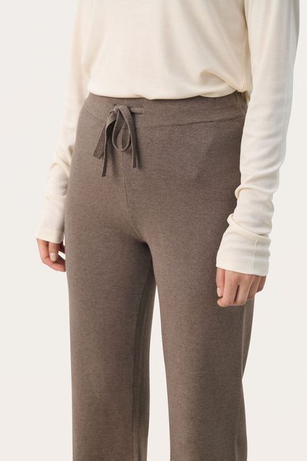 Part Two KatriPW Pants Mink Melange