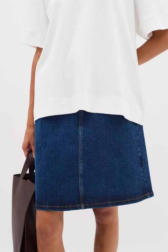 InWear PheifferIW Rylie skirt dark blue denim