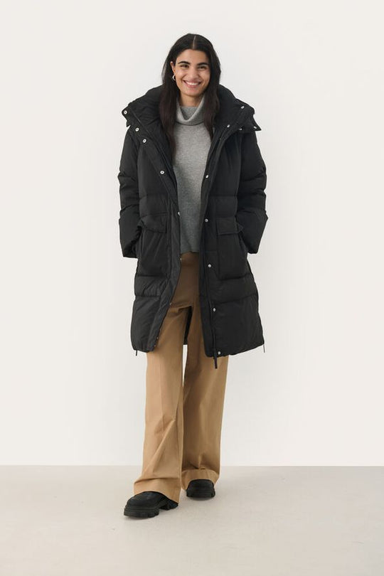 Part Two LisannePW OTW Dun puffercoat black