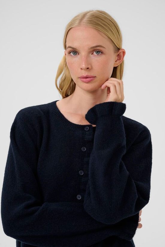 Karen by Simonsen kbNoabelle frill cardigan inkwell blue (navy)