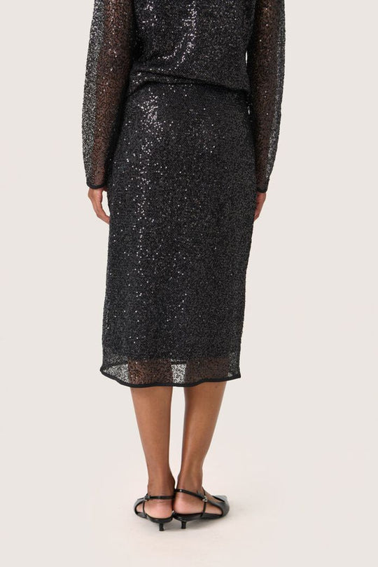 Soaked SLAdea Midi Skirt black