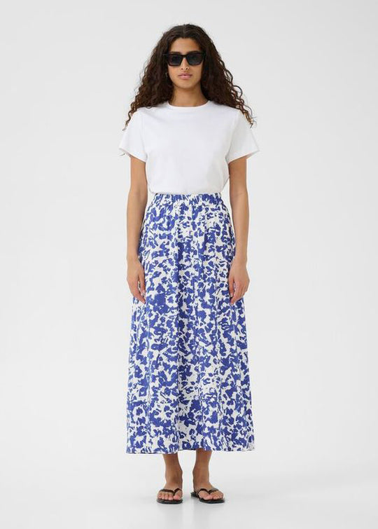 Inwear FayeIW Skirt Artistic Shadow Blue