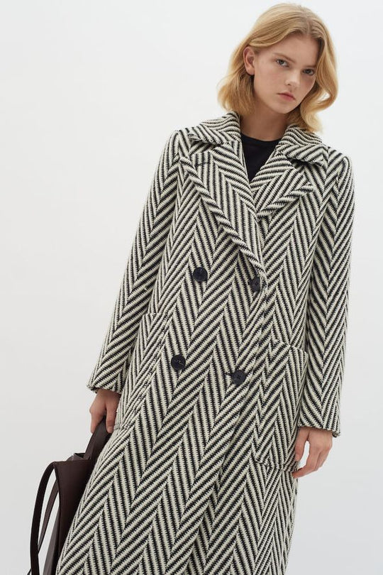 InWear TruIW Coat black white