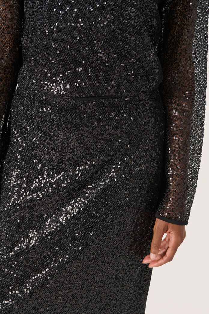 Soaked SLAdea Midi Skirt black