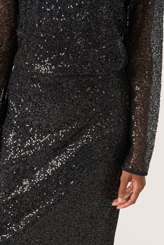 Soaked SLAdea Midi Skirt black