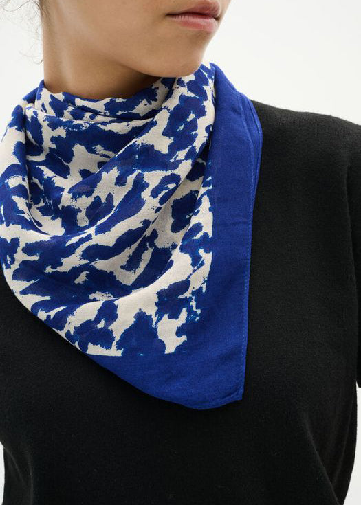 InWear FarleyIW Scarf Artistic Shadow Blue