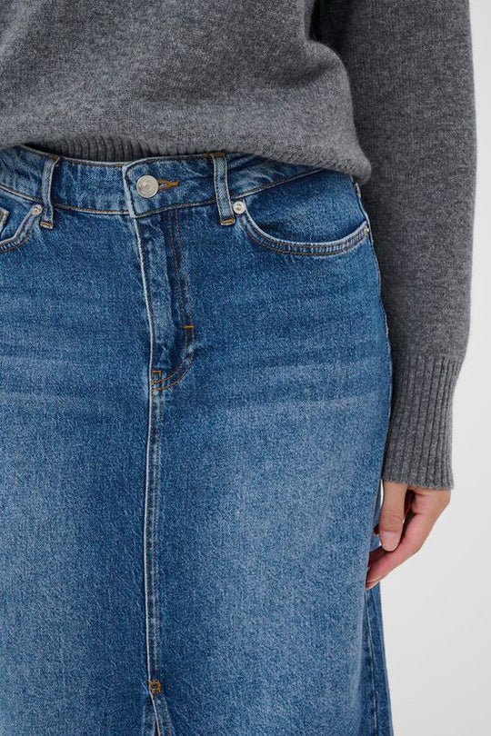 Part Two DilinPW Skirt Dark Vintage Denim