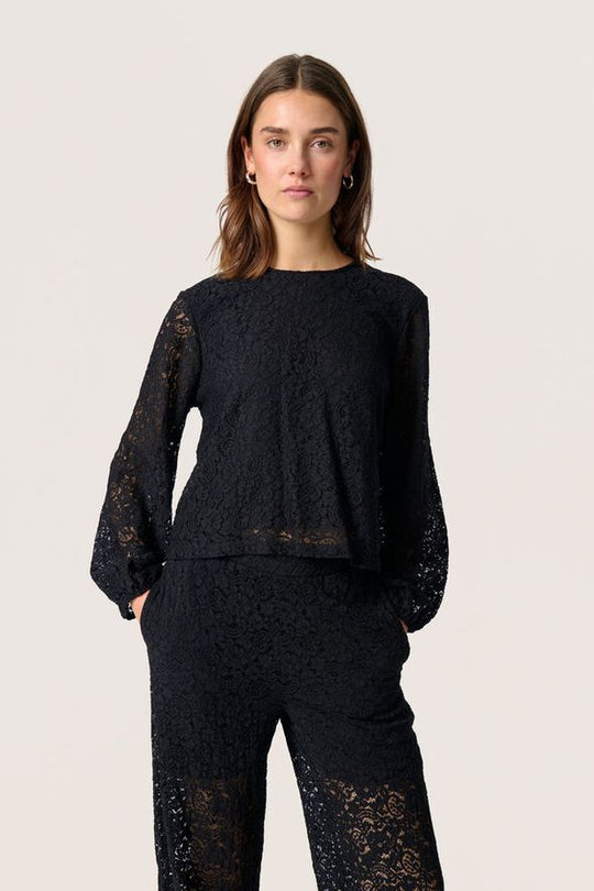Soaked SLHenni Blouse LS black