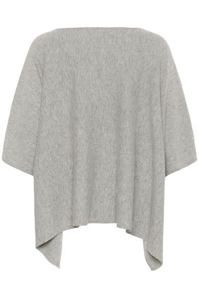 Part Two TilannaPW Poncho grey melange