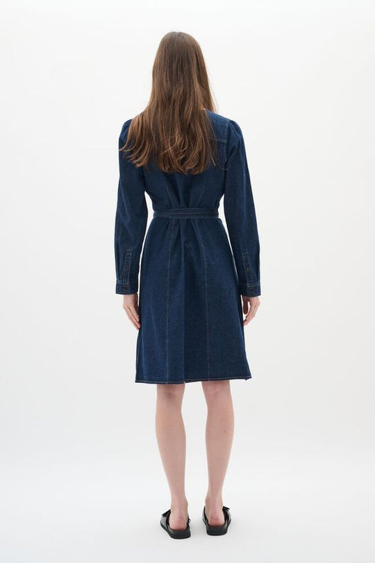 Inwear DafinaIW Wrap dress blue denim