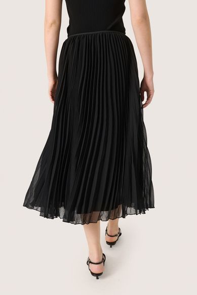 Soaked SLEvelina Plissé Skirt black
