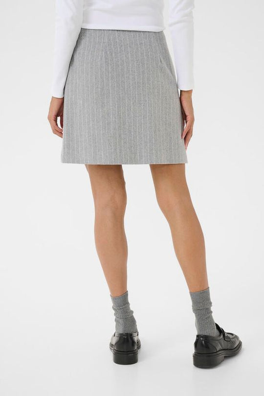 Part two Sissa skirt Grey pinstripe