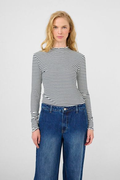 Pre-order uge 6. Karen by Simonsen CandaceKB Stripe LS Egret/Night Sky Stripe