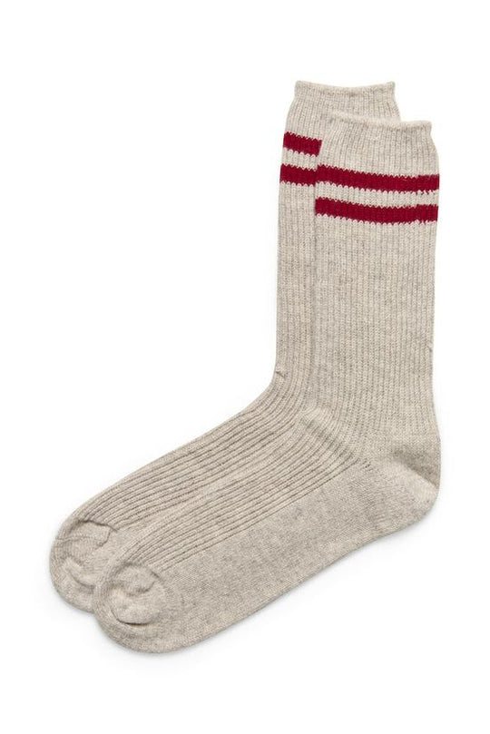 Part Two DorinPW Socks Natural Melange Stripe