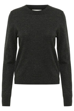 Part Two JaylynPW Pullover Dark Grey Melange