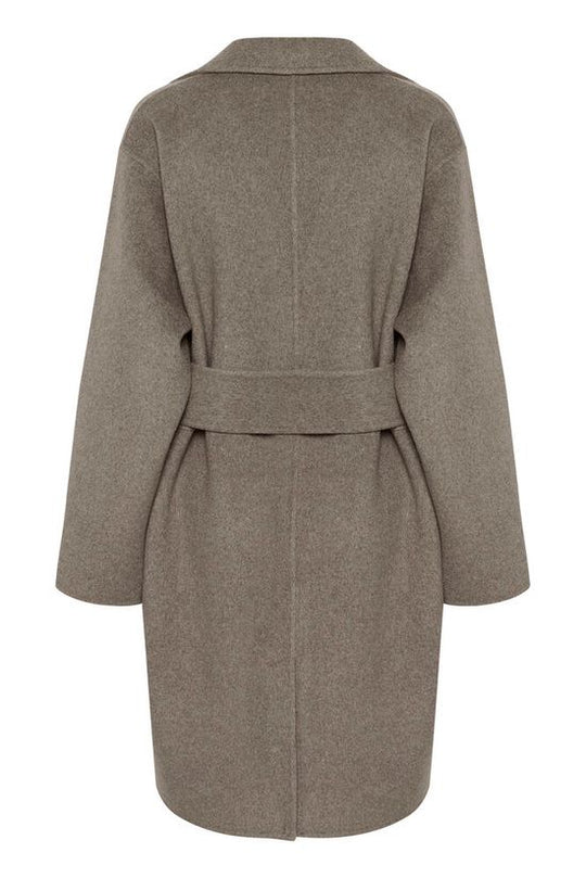 Inwear YillaIW Short Coat Sandy Grey Melange