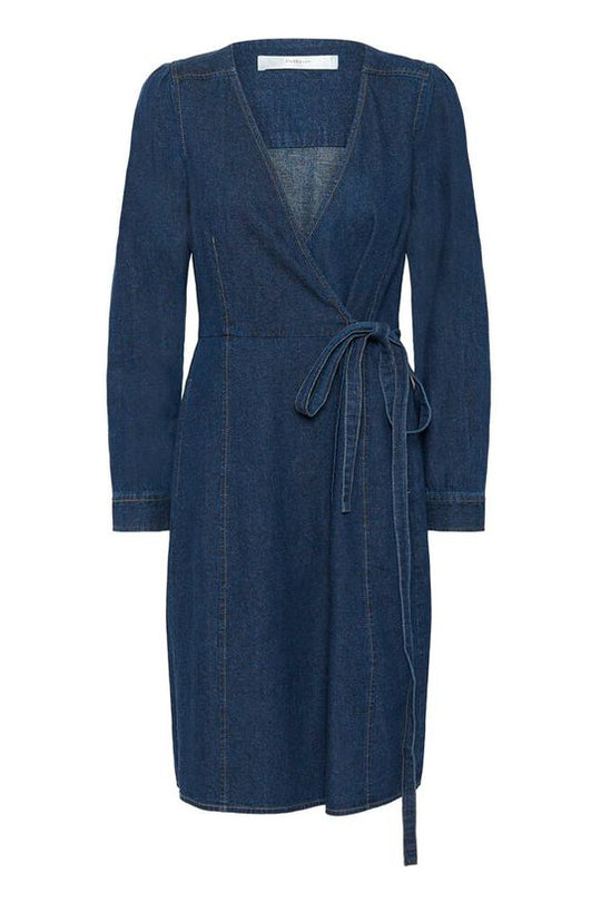 Inwear DafinaIW Wrap dress blue denim