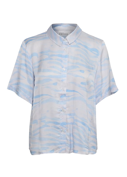 Karen av Simonsen Ineskb SS Shirt Ocean Wave