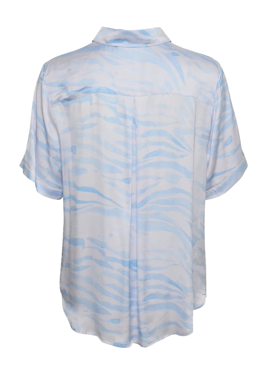 Karen av Simonsen Ineskb SS Shirt Ocean Wave