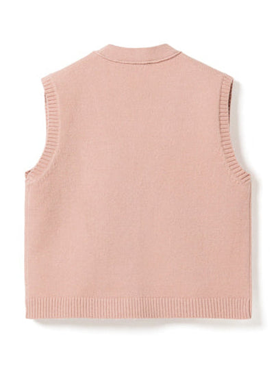 Noella N-Marilynn Knit Vest Blush Pink