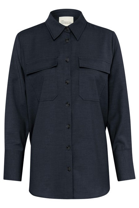 Ma garde-robe essentielle Janemw Shirt Total Eclipse (Navy)