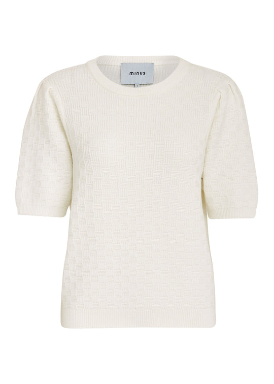 Minus Jasmine Knit Tee Broken White