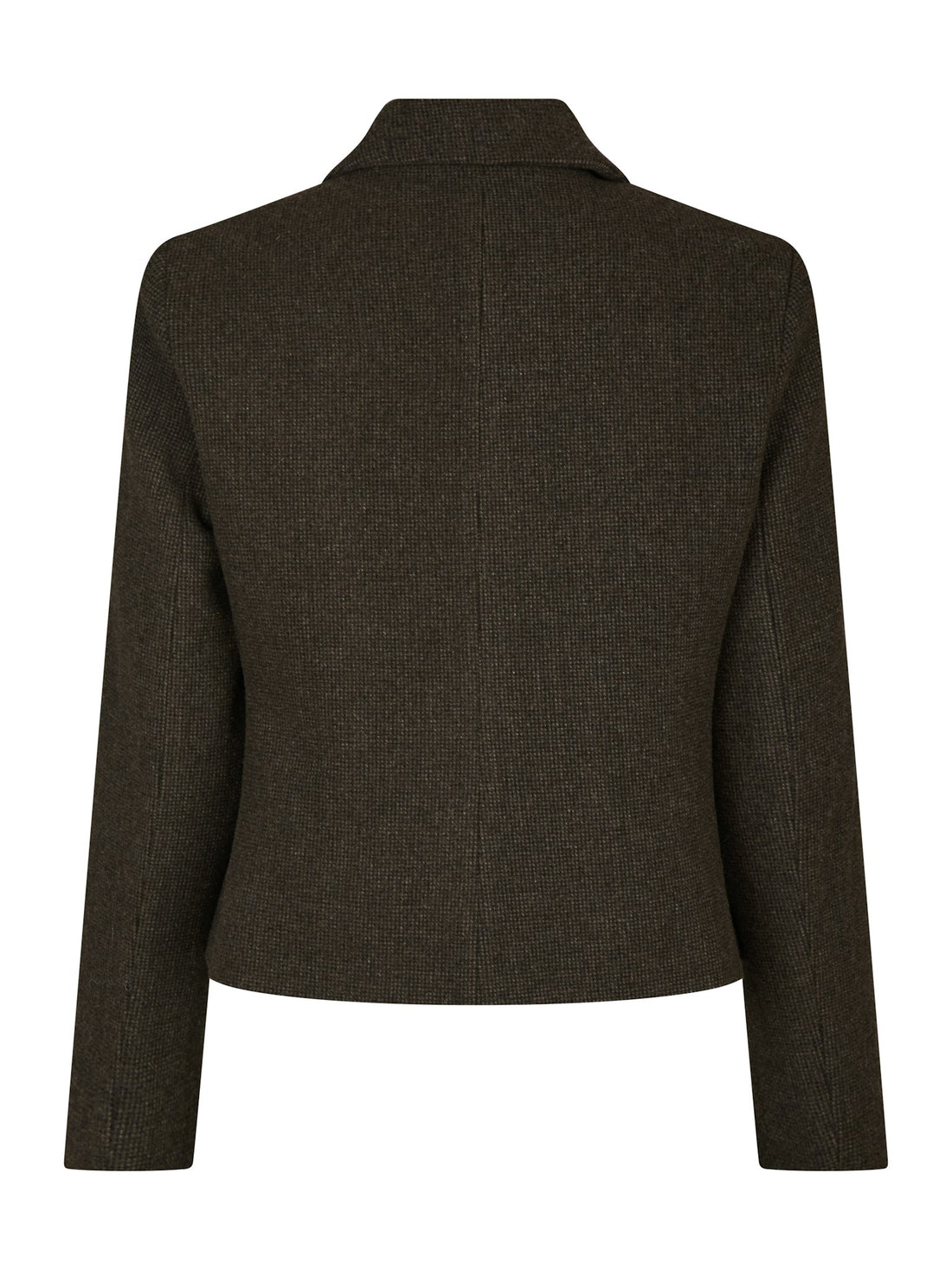 Neo Noir Waed Mini Check Blazer Brown Melange