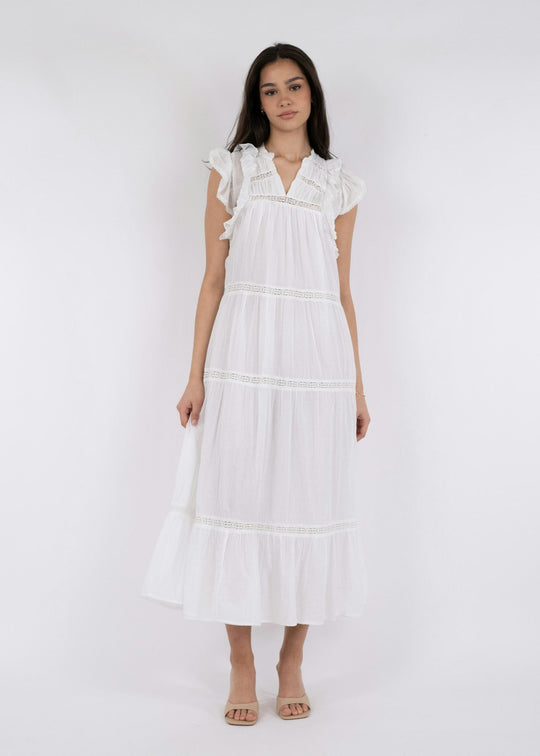 Neo Noir Ankita S Voile Dress White