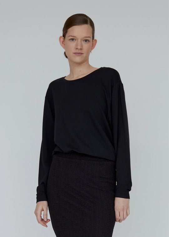 Basic Apparel Joline LS Tee Black