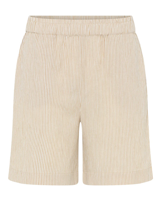 La Rouge Julia Shorts Sand/white stripe