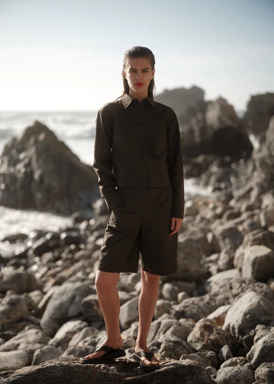 Minimum Juniper shorts Black Ink (brunsort)