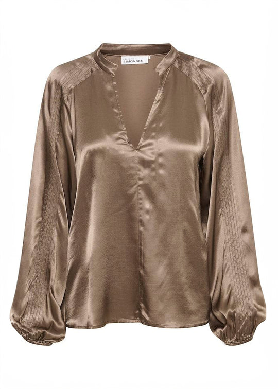 Karen av Simonsen Justykb Blus Walnut