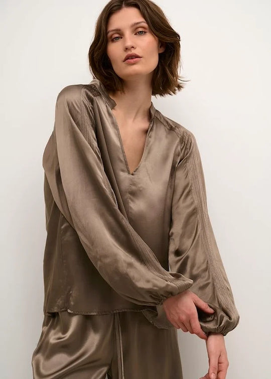 Karen av Simonsen Justykb Blus Walnut