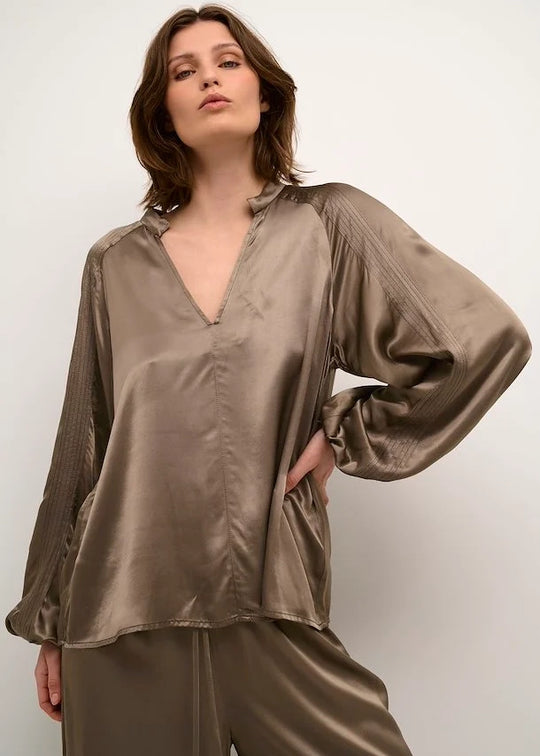 Karen av Simonsen Justykb Blus Walnut