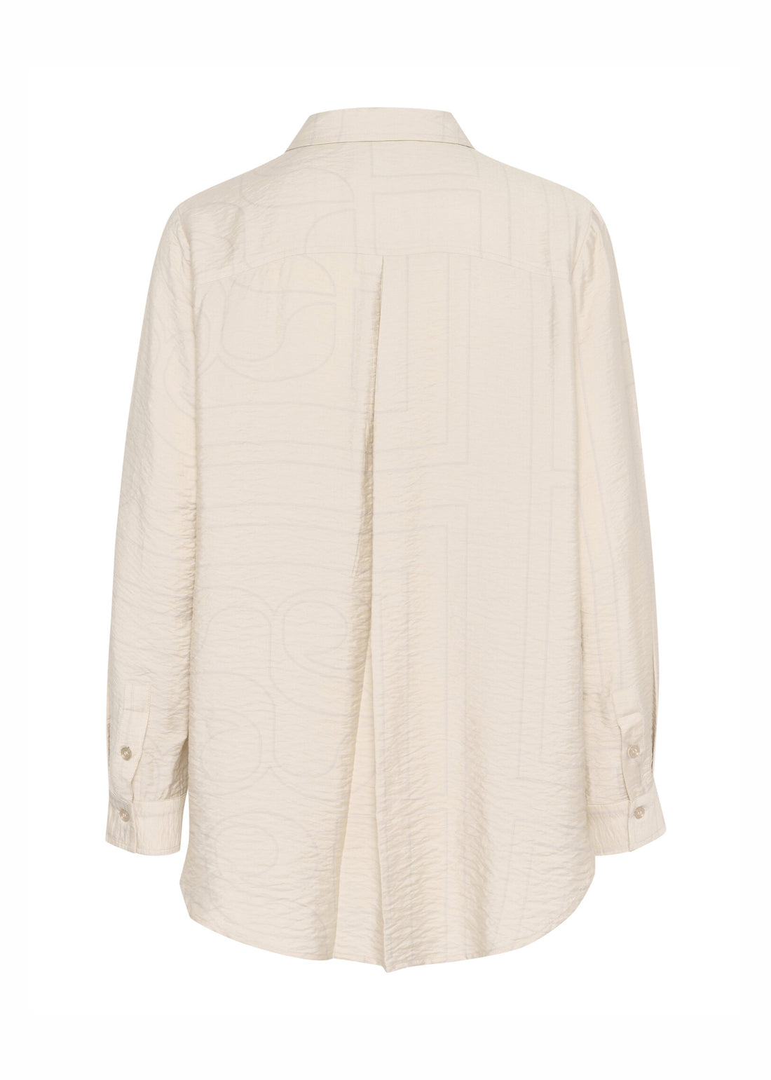 My Essential Wardrobe KellyMW Shirt Oatmeal AOP