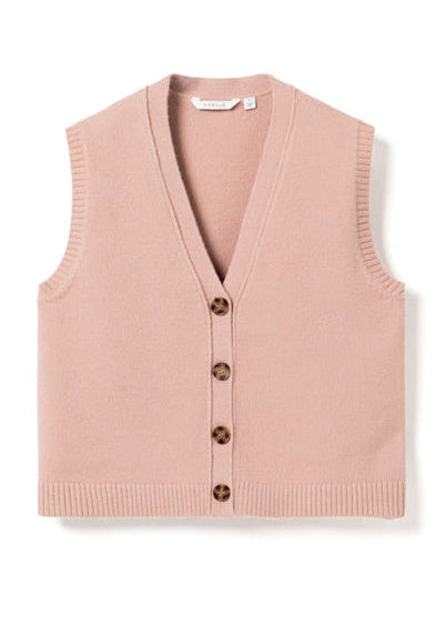Noella N-Marilynn Knit Vest Blush Pink
