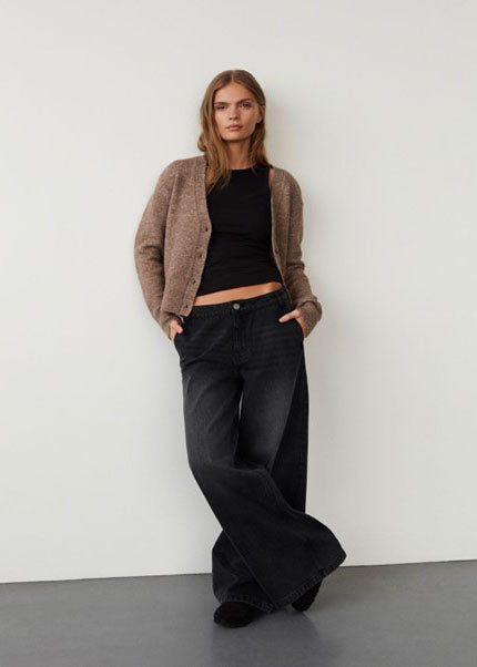 Sofie Schnoor Leva cardigan brown melange