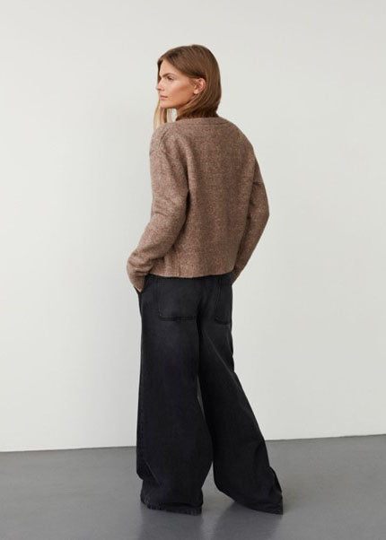 Sofie Schnoor Leva cardigan brown melange