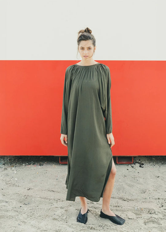 La Rouge Lea Dress Army Green
