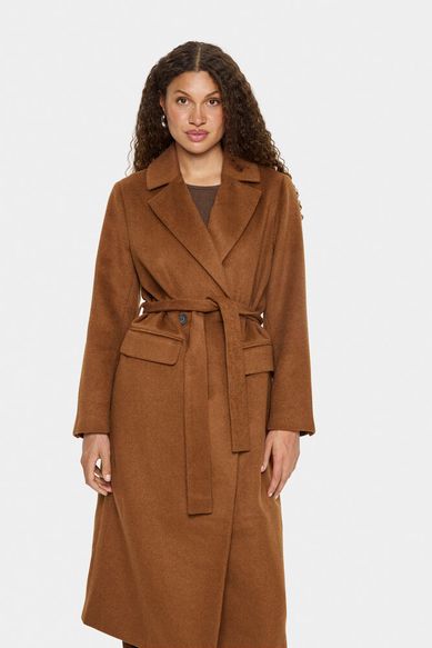 Saint tropez LidaSZ wool coat nuthatch brown