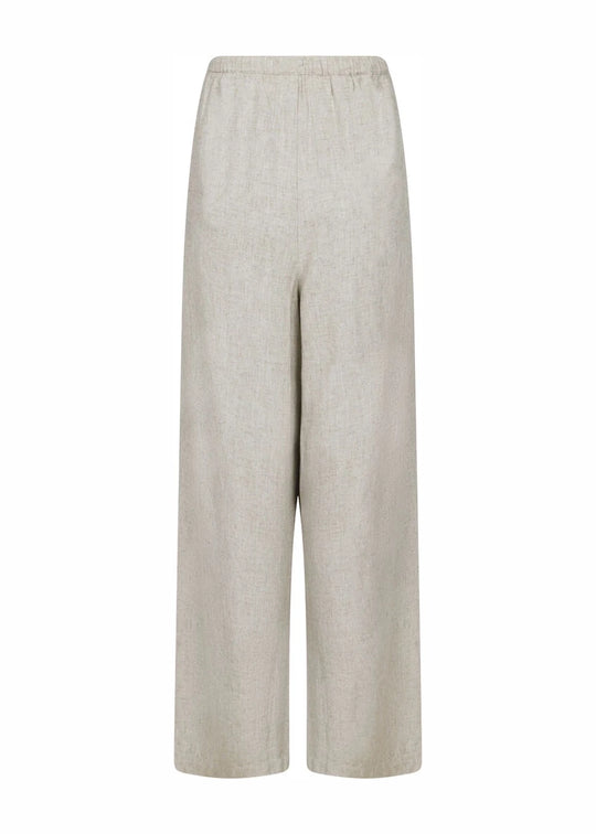 Neo Noir Lissabon Soft Linen Pants sand
